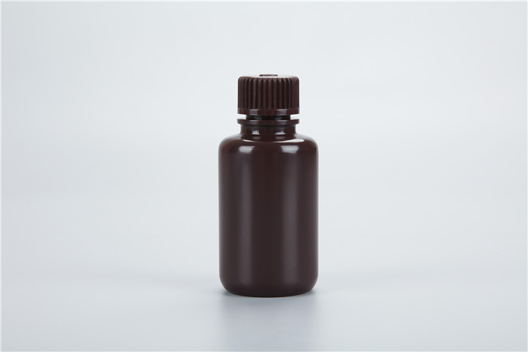 60ml boca estrecha HDPE marrón